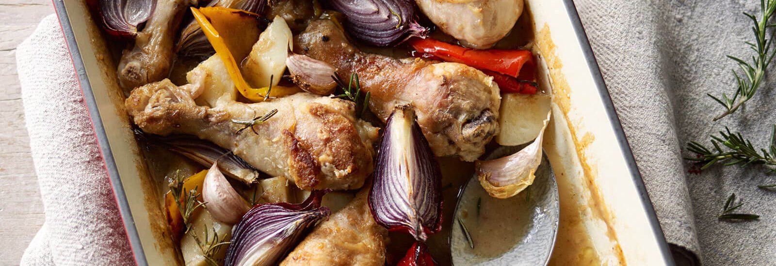 Manu’s Pan Roast Chicken and Vegetables