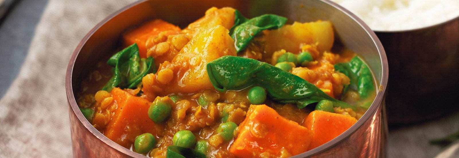 Potato Lentil & Pea Curry