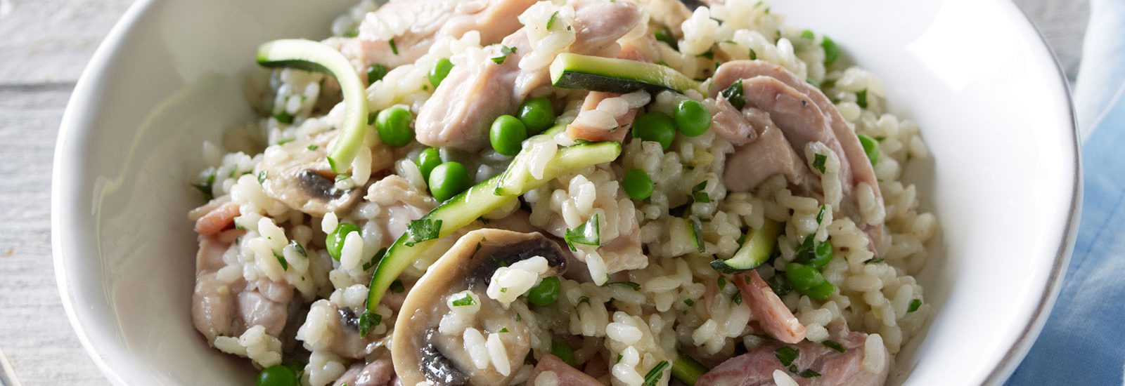 Easy Oven baked Chicken&mushroom_risotto